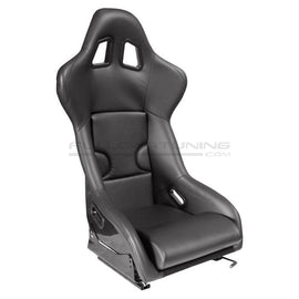 Sedile Sportivo Fisso RR Style Nero Pelle Sintetica