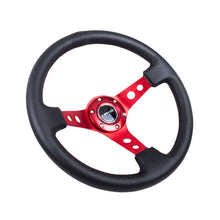 Carica l'immagine nel visualizzatore di Gallery, NRG Volante 76mm Pelle Red