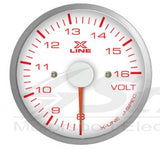 X-Line Manometro Bianco  Voltmetro