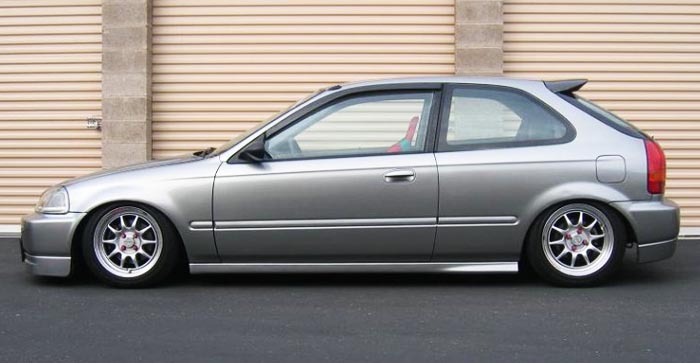 Spoiler Posteriore Spoon Style SK-Import Vetroresina Honda Civic EJ EK - foto 5