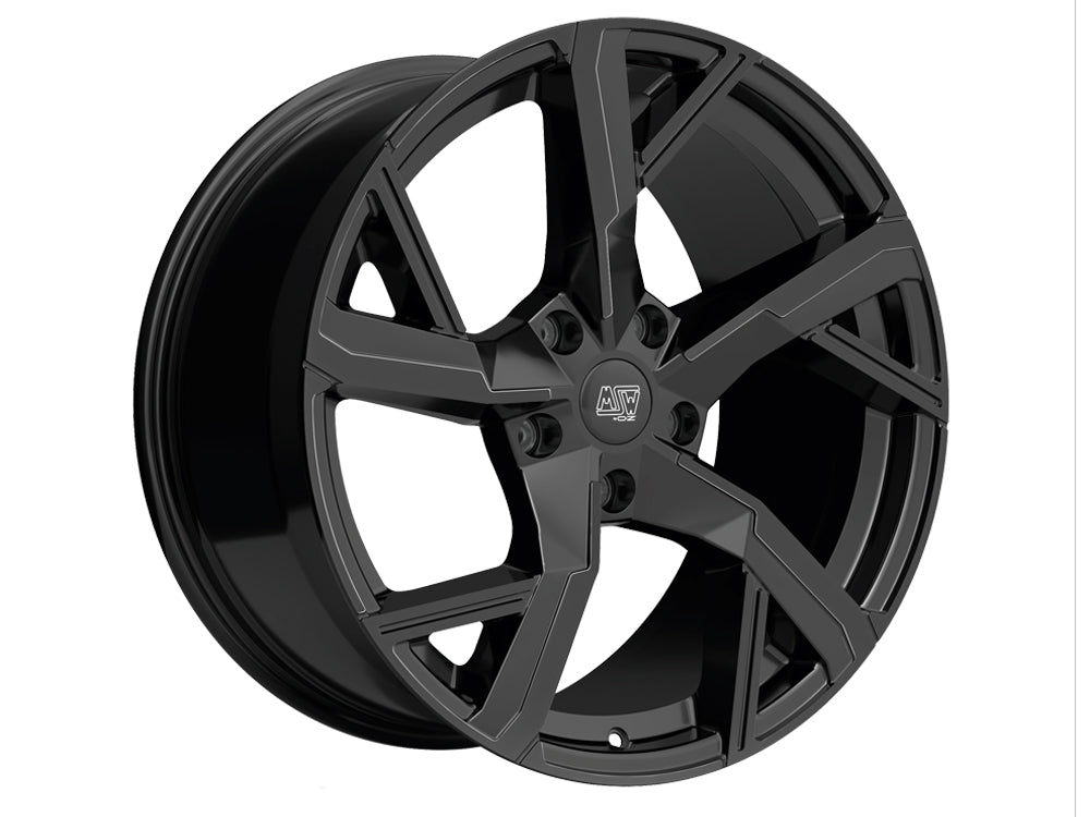 Cerchio in Lega MSW 54 20x8.5 ET45 5x112 GLOSS BLACK