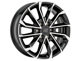 Cerchio in Lega MSW 42 VAN 17x6.5 ET50 6x120 GLOSS BLACK FULL POLISHED