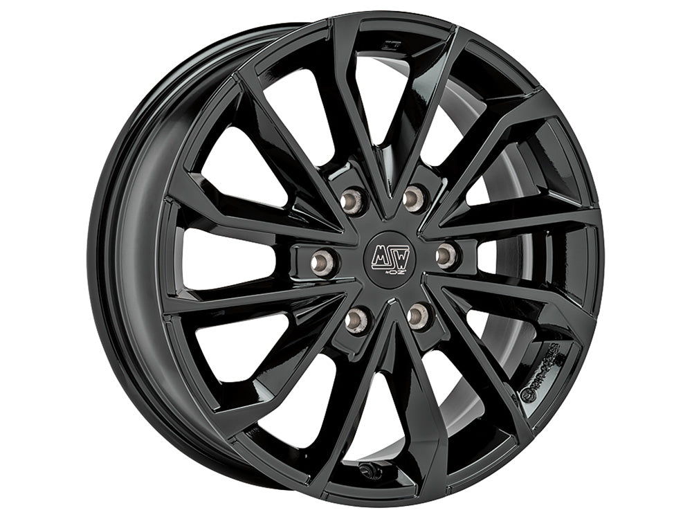 Cerchio in Lega MSW 42 VAN 19x7.5 ET53 6x120 GLOSS BLACK