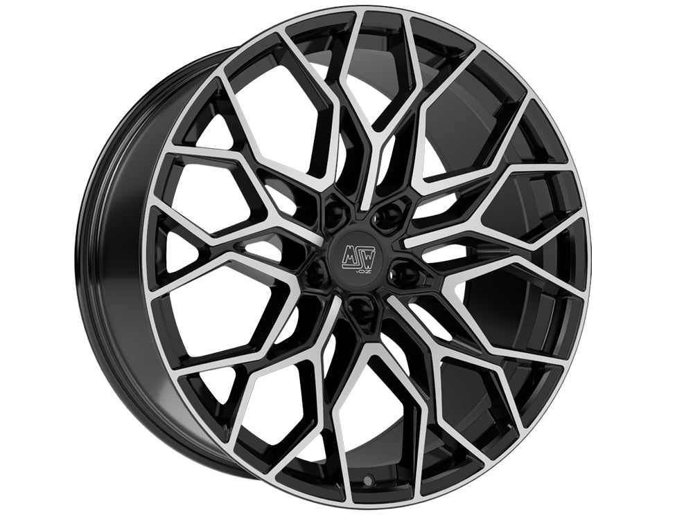 Cerchio in Lega MSW 51 22x11 ET15 5x112 GLOSS BLACK FULL POLISHED