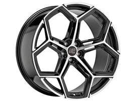 Cerchio in Lega MSW 53 22x10.5 ET19 5x112 GLOSS BLACK FULL POLISHED
