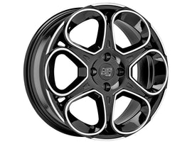 Cerchio in Lega MSW 83 19x8 ET32 5x110 GLOSS BLACK FULL POLISHED