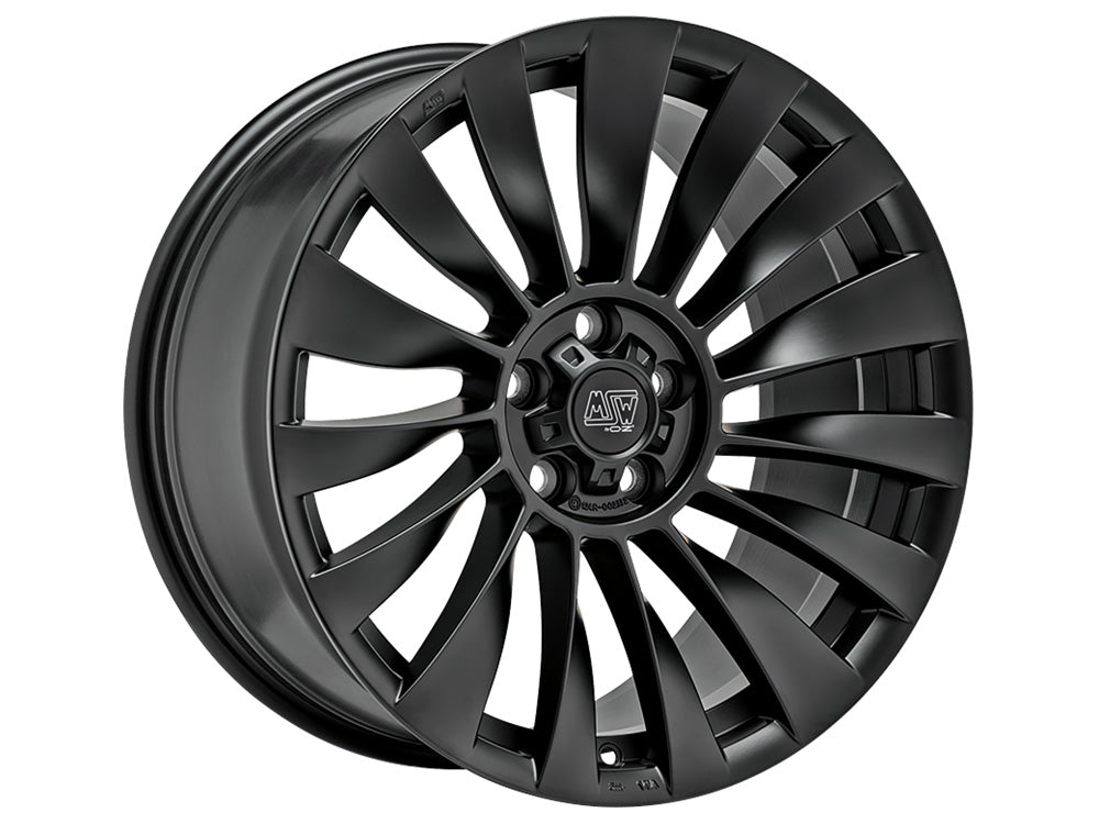 Cerchio in Lega MSW 37T 19x8.5 ET35 5x114.3 MATT BLACK
