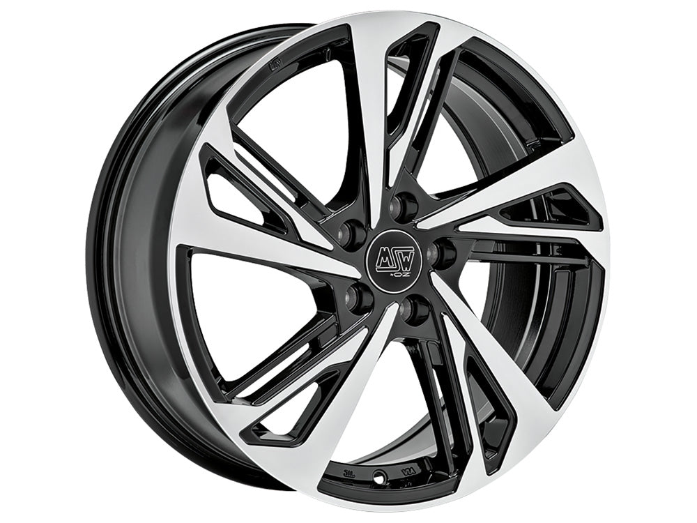 Cerchio in Lega MSW 60 18x7.5 ET45 5x114.3 GLOSS BLACK FULL POLISHED