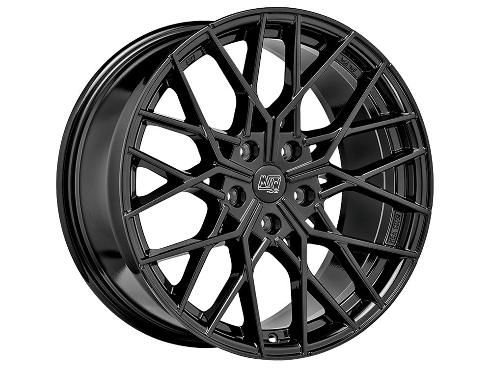 Cerchio in Lega MSW 74 19x10 ET46 5x112 GLOSS BLACK