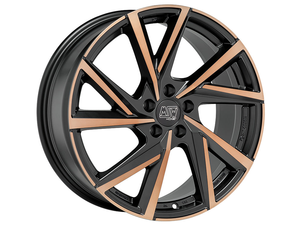 Cerchio in Lega MSW 80-5 19x8 ET45 5x112 MATT BLACK COPPER FP