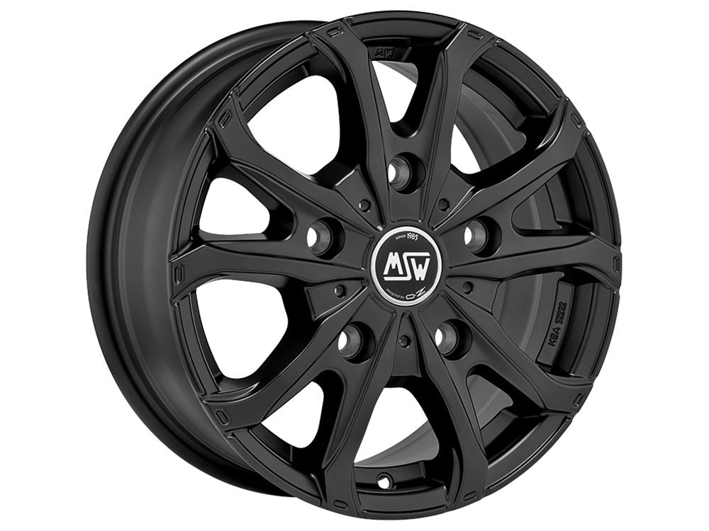 Cerchio in Lega MSW 48 VAN 15x6.5 ET65 5x118 MATT BLACK