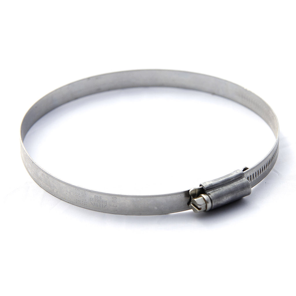 Fascetta stringitubo a vite in acciaio inox — 90-110 mm
