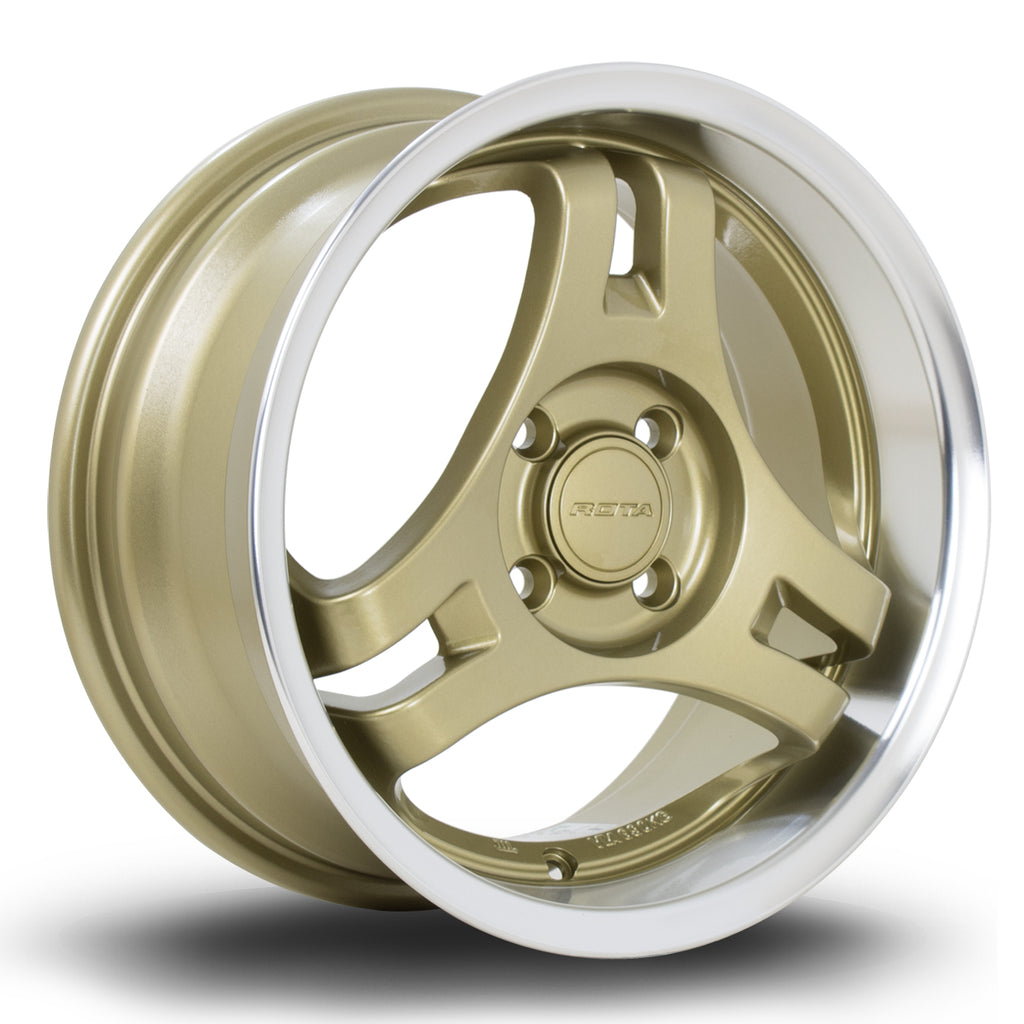 Cerchio in lega Rota Wheels HM3 15x7 4x100 ET40 Gold