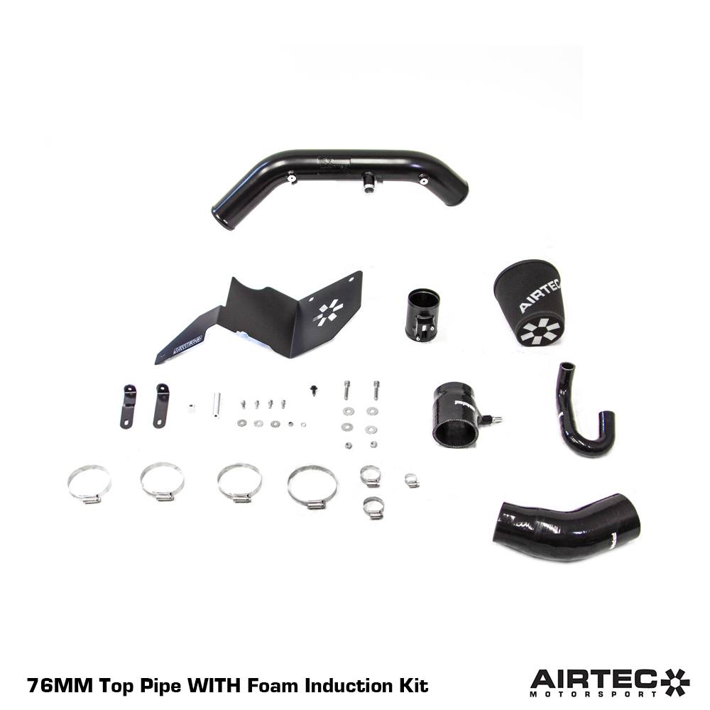 Tubo aspirazione superiore stile RS da 76 mm AIRTEC Motorsport per Fiesta ST180 - dettaglio 2