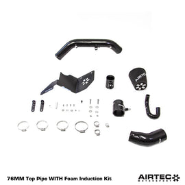 Tubo aspirazione superiore stile RS da 76 mm AIRTEC Motorsport per Fiesta ST180 - dettaglio 2