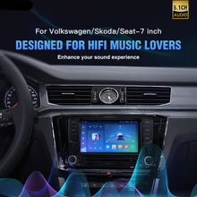Load image into Gallery viewer, Andream Autoradio 7 Pollici Android 13 GPS CarPlay Auto per VW Skoda