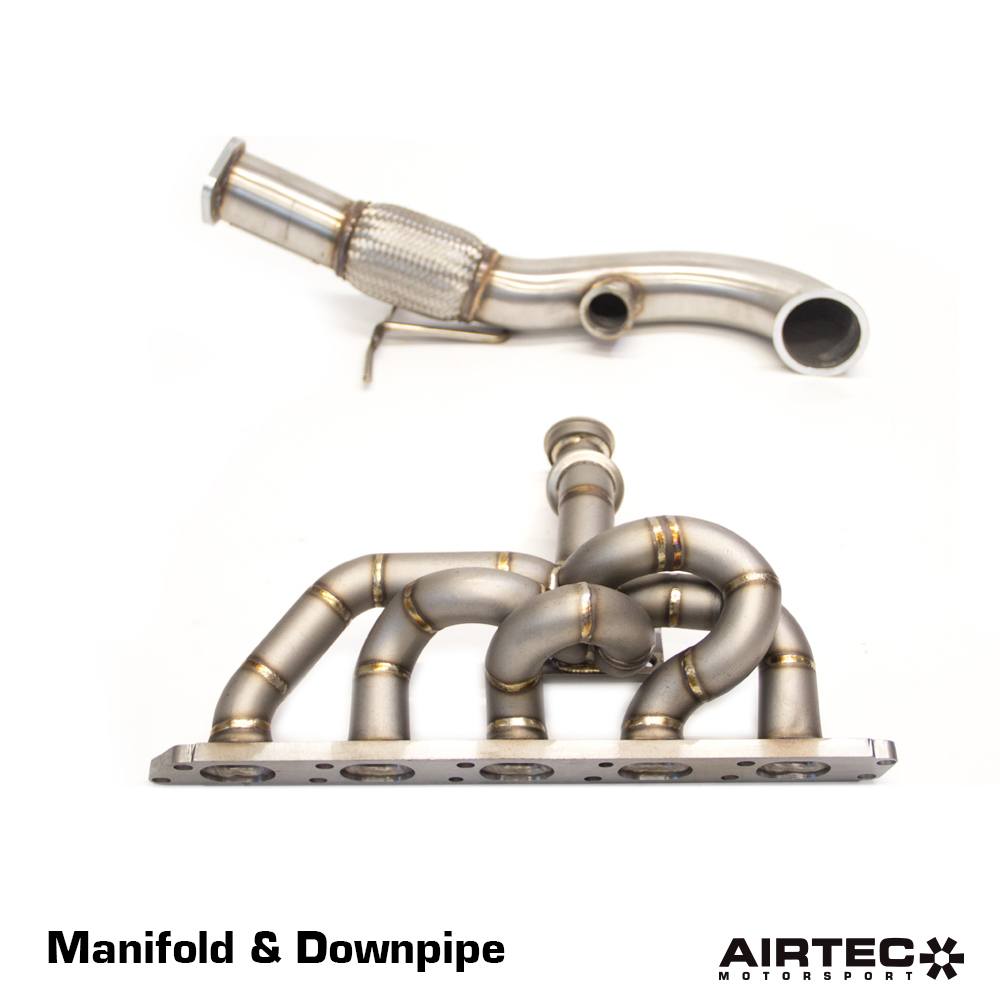 Collettore di scarico tubolare Big Turbo AIRTEC Motorsport e downpipe per Mk2 Focus ST e RS