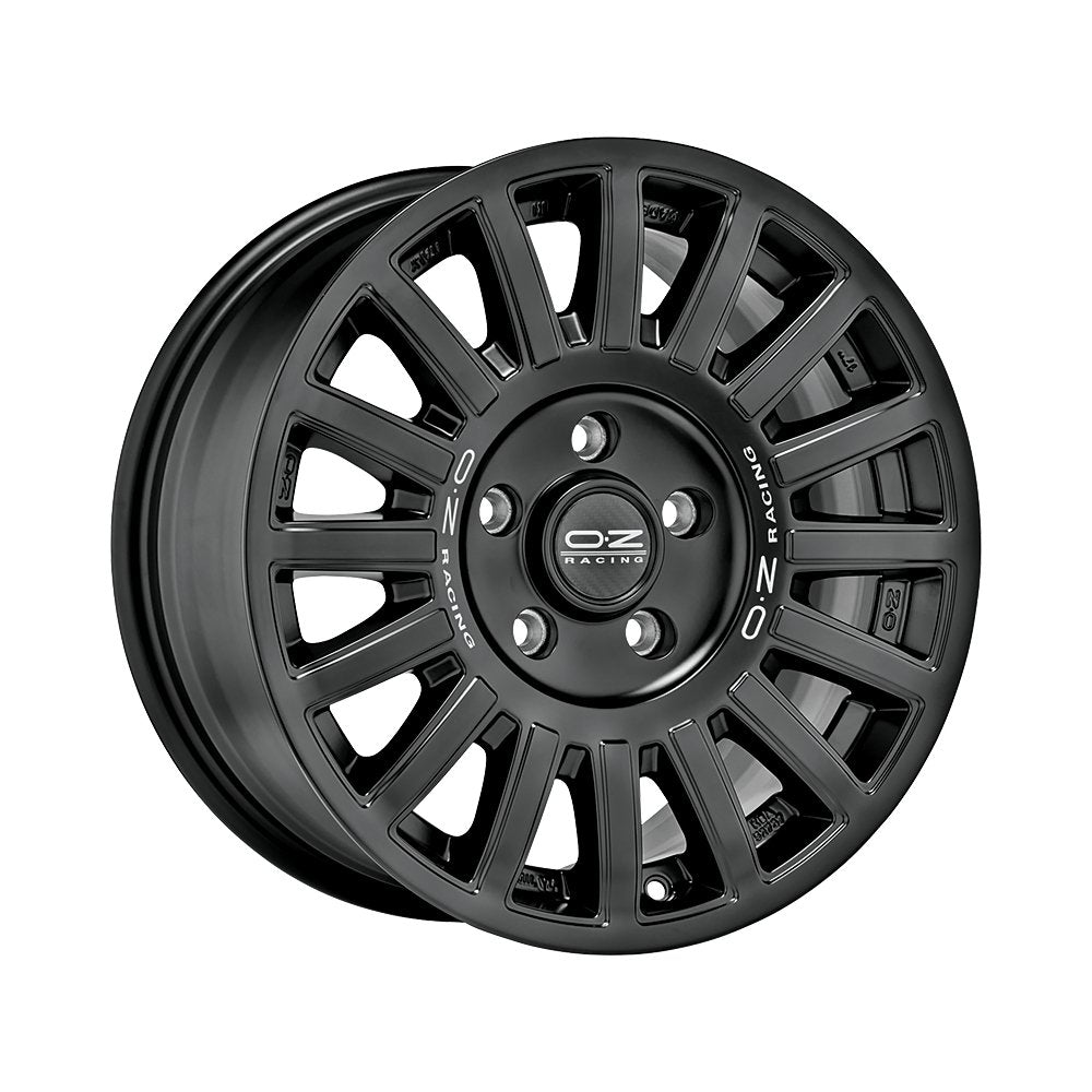 Cerchio in Lega OZ Racing RALLY RAID 18x8.5 ET48 5x130 MATT BLACK SILVER LETTERING