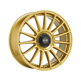 Cerchio in Lega OZ Racing SUPERTURISMO EVOLUZIONE 19x8.5 ET44 5x112 RACE GOLD BLACK LETTERING