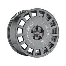 Cerchio in Lega OZ Racing RALLY RACING TGR-WRT 18x8 ET45 5x114.3 MATT GRAPHITE + SILVER LETTERING