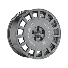 Cerchio in Lega OZ Racing RALLY RACING TGR-WRT 18x8 ET45 5x114.3 MATT GRAPHITE + SILVER LETTERING