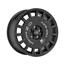Cerchio in Lega OZ Racing RALLY RACING TGR-WRT 18x8 ET35 5x114.3 MATT BLACK + SILVER LETTERING