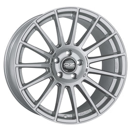 Cerchio in Lega OZ Racing SUPERTURISMO DAKAR 22x11.5 ET52 5x130 MATT RACE SILVER BLACK LETTERING