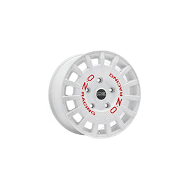 Cerchio in Lega OZ Racing RALLY RACING VAN 18x8 ET45 5x120 RACE WHITE RED LETTERING