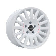 Cerchio in Lega OZ Racing RALLY RAID 18x8.5 ET32 5x130 RACE WHITE RED LETTERING
