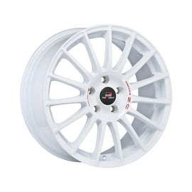 Cerchio in Lega OZ Racing SUPERTURISMO TGR-WRT 18x8 ET45 5x114.3 RACE WHITE + RED LETTERING