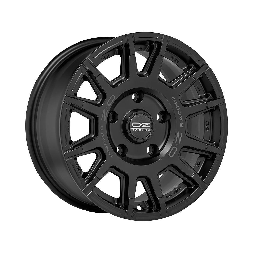 Cerchio in Lega OZ Racing RALLY LEGEND 20x9 ET50 6x139 MATT BLACK + DARK LETTERING
