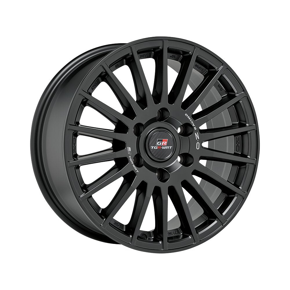 Cerchio in Lega OZ Racing RALLY DESERT TGR-WRT 18x8 ET50 6x139 MATT BLACK + SILVER LETTERING