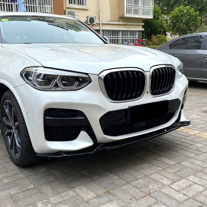 Splitter Anteriore Nero Lucido BMW X3 G01 Pre-LCI 18-21 - foto 2