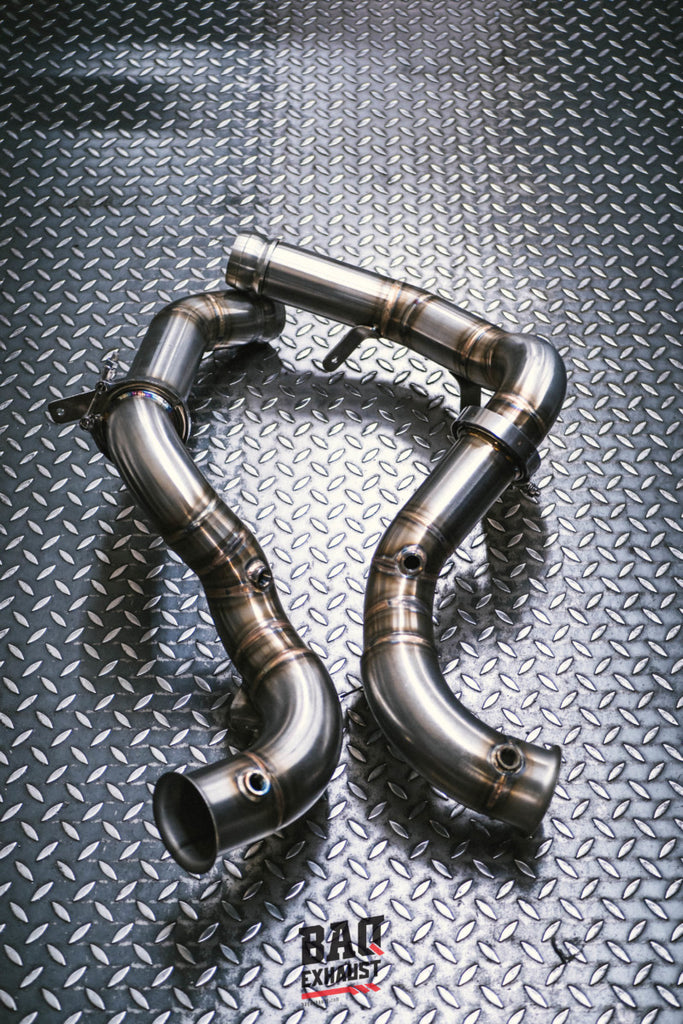 Downpipe BAQ Exhaust Mercedes AMG GT 63 / 63 S 4 porte X290 / E 63 AMG W213 4.0 V8 M177 – foto 6