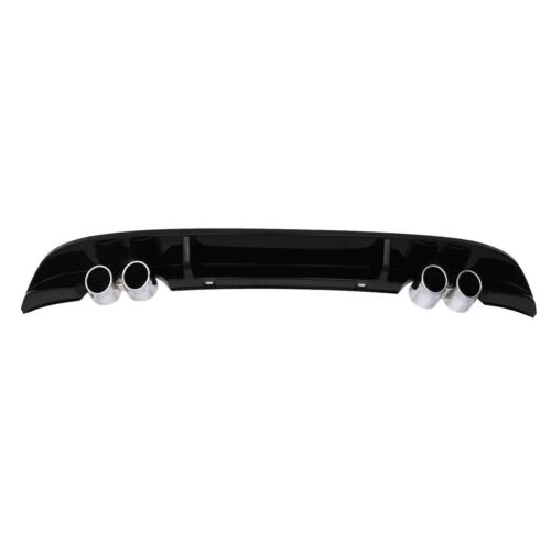 Diffusore Posteriore Nero Lucido Quadrupla Uscita VW Golf MK7.5 17-20 - foto 8