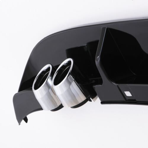 Diffusore Posteriore Nero Lucido Quadrupla Uscita VW Golf MK7.5 17-20 - foto 10
