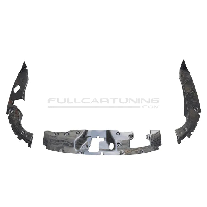CarbonWorks Pannello convogliatore aria in carbonio pre-preg per Honda Civic Type R FK8/FK7 2017-2023 - foto 1