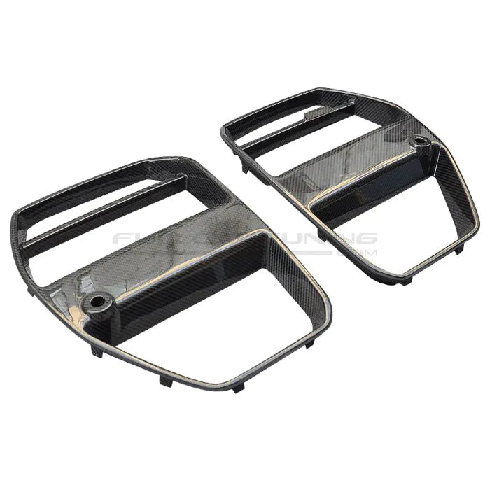 CarbonWorks Griglia anteriore V-Style in carbonio pre-preg per BMW M3 G80 dal 2020 e M4 G82/G83 dal 2020 - foto 2