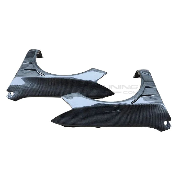 CarbonWorks Parafanghi anteriori in carbonio per Mitsubishi Lancer Evo 2003-2008 - foto 3