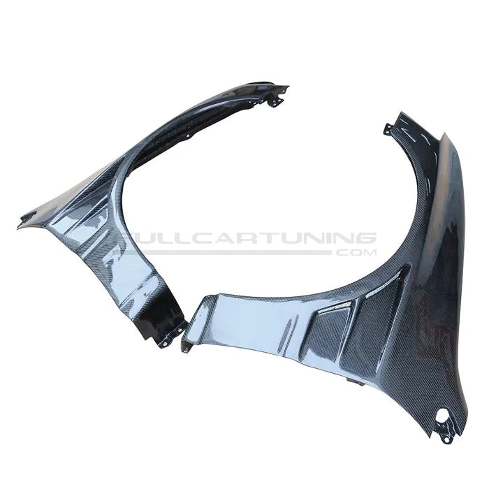 CarbonWorks Parafanghi anteriori in carbonio per Mitsubishi Lancer Evo 2003-2008 - foto 4