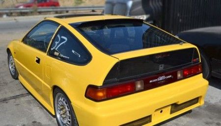 Frangivento Posteriore JDM Style SK-Import Fumé Honda CRX ED EE 1988-1991 - foto 6