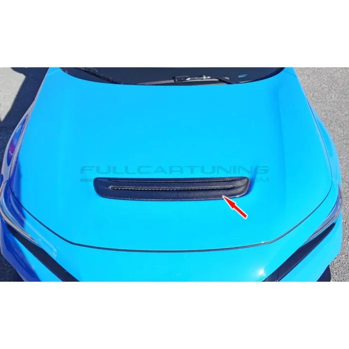 CarbonWorks Prese d'aria cofano in carbonio per Honda Civic Type R FL5 2023-2025 - foto 4