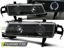 Carica l&#39;immagine nel visualizzatore di Gallery, Fari Anteriori HONDA PRELUDE 02.92-01.97 ANGEL EYES BLACK