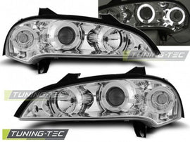 Fari Anteriori OPEL TIGRA 09.94-12.00 ANGEL EYES CHROME