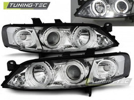 Fari Anteriori OPEL VECTRA B 11.95-12.98 ANGEL EYES CHROME