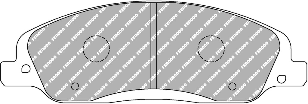 Pastiglie freni Ferodo DS2500 anteriori Ford Mustang Mk5