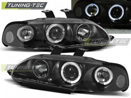 Fari Anteriori HONDA CIVIC EG 09.91-08.95 2 Porte/3 Porte ANGEL EYES BLACK