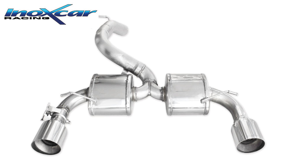 Terminale di scarico a valvola Ford Focus RS Mk3 Facelift RS Turbo 350cv | Inoxcar