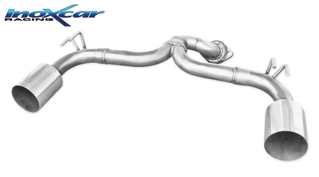 Terminale di scarico Mitsubishi Lancer Mk8 CY 2.0 Turbo 295cv | Inoxcar