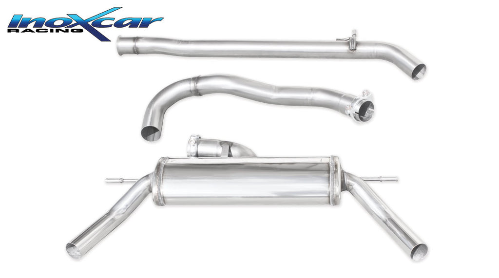 Scarico completo cat-back Renault Clio Mk4 1.6 RS Turbo 220cv 220 Edc | Inoxcar